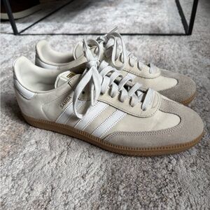 Adidas Samba OG Vintage White and Gray Shoes